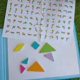 Magnetic Number Book with Tanagram - 123